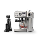 HiBREW H10A 20-Bar Semi-Automatic Espresso Machine + G5 Pro Grinder