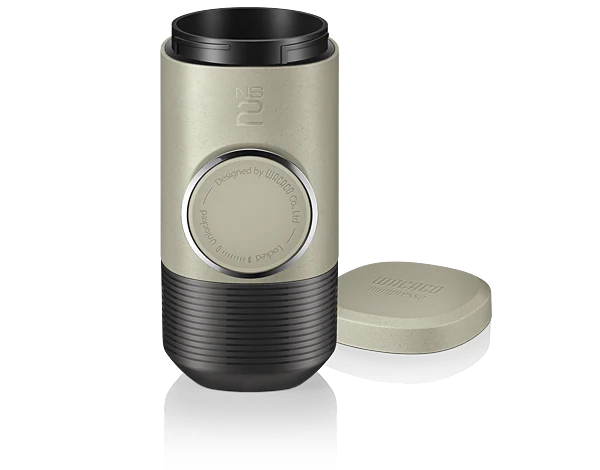 Wacaco Minipresso NS2 Portable Espresso Machine – Coffee Capsules, Beige