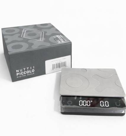 Nutti Piccolo Coffee Scale – Precision 0.1g Espresso & Pour-Over - Grey