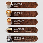 HiBREW G5 Automatic Coffee Grinder with Adjustable Settings for Espresso & Pour Over