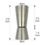 Krome Large SS Double Jigger 11d45765 1d9f 4bee a01d 360a9879d78e