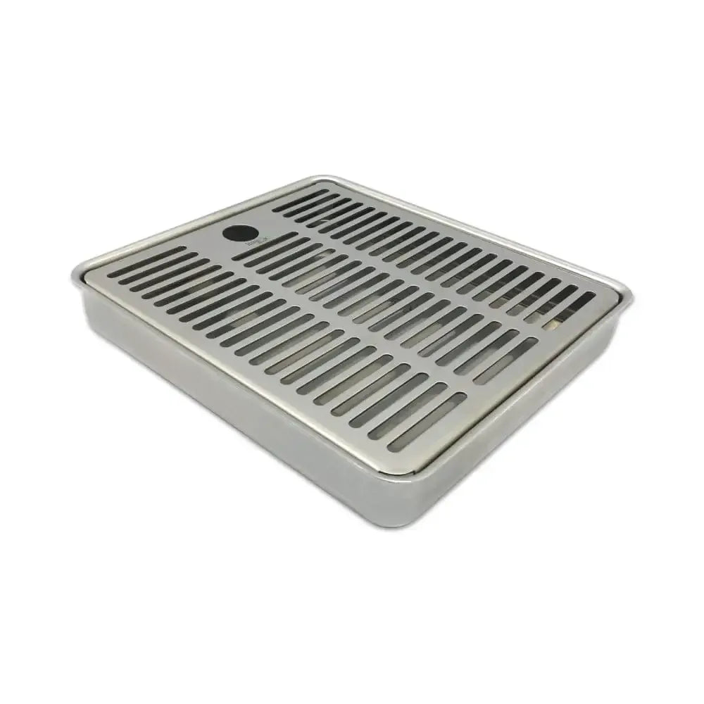 Krome Recessed / Over Counter Drip Tray, Brushed Stainless, Without Dr