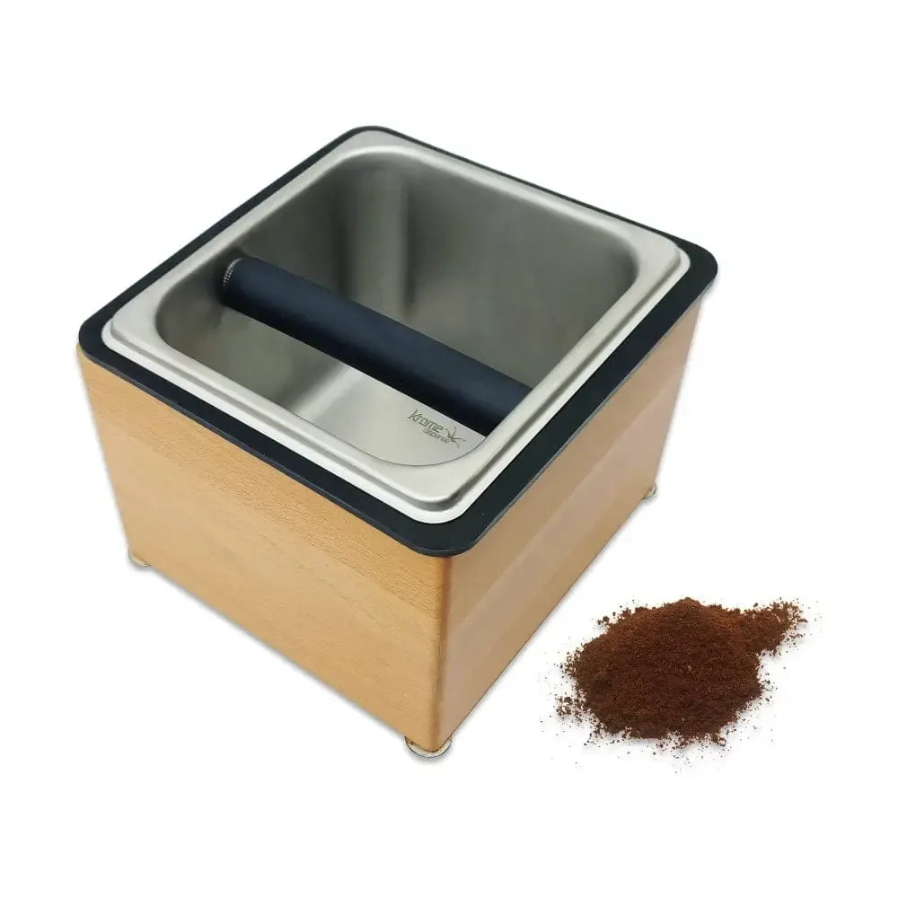 Krome Wooden Counter Top Knock Box 5