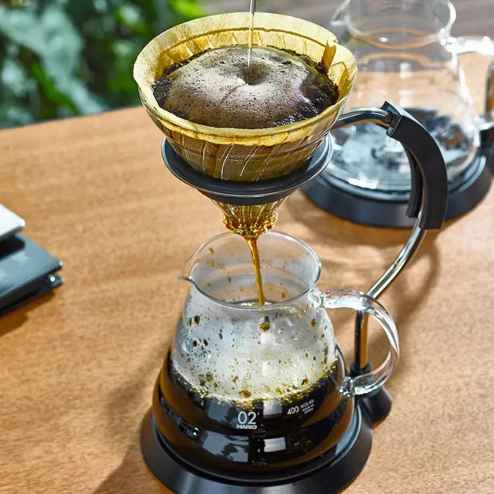 Homogenous Dripper Hario V60 Arm Stand Glass Dripper Set – Pour-Over Coffee Dripper