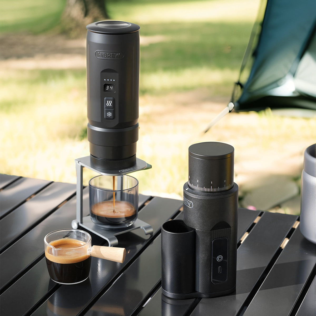 HiBREW G5mini Wireless Portable Coffee Grinder | 38mm Burr