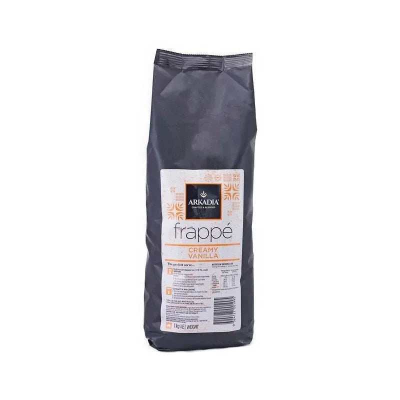 arkadia creamy vanilla frappe powder 1kg 1