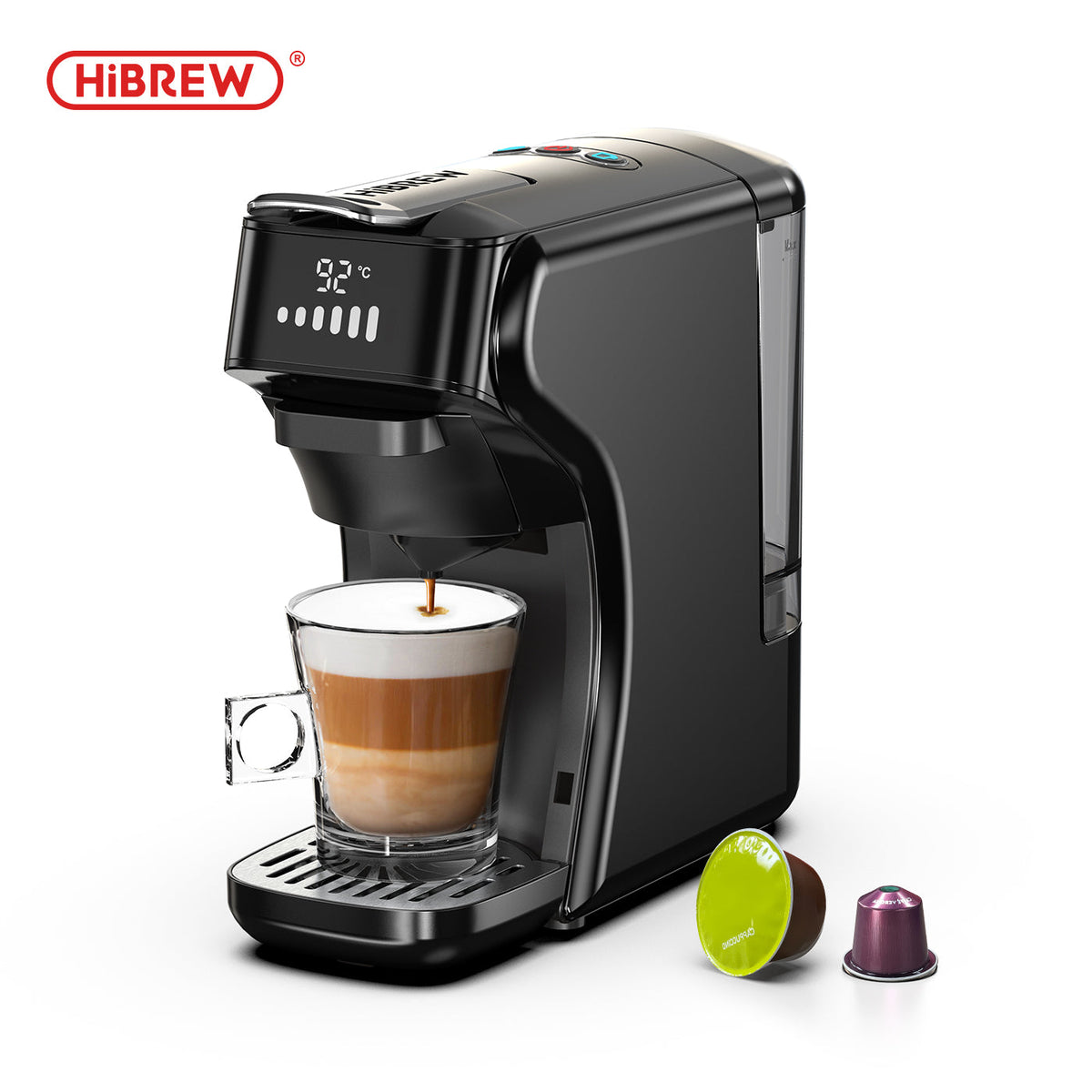 HiBREW 6 in1 Capsule Coffee Machine H1B
