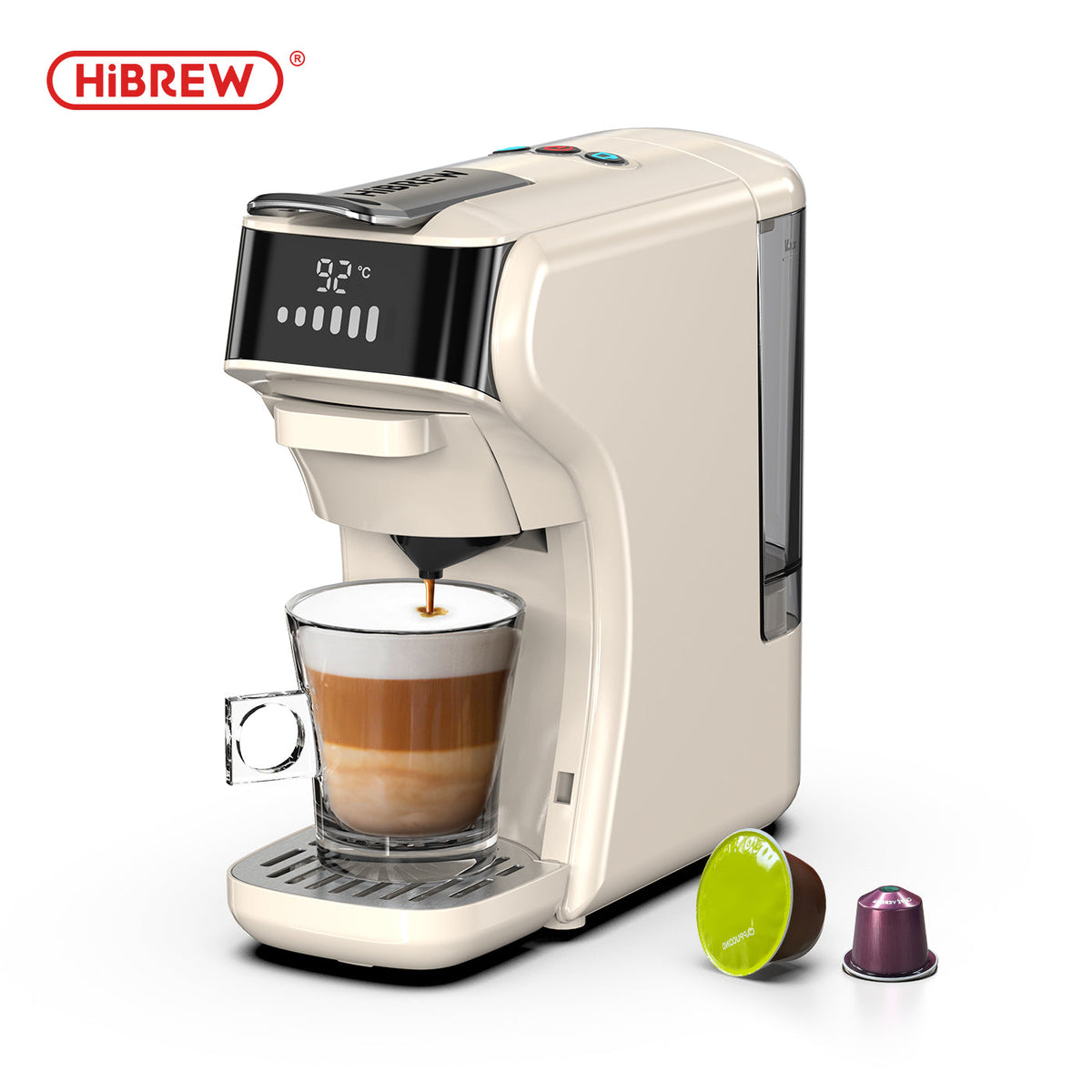 HiBREW 6 in1 Capsule Coffee Machine H1B