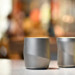 KEITH Galaxy Double Wall Titanium Travel Mug – 220 ml | Silver Grey