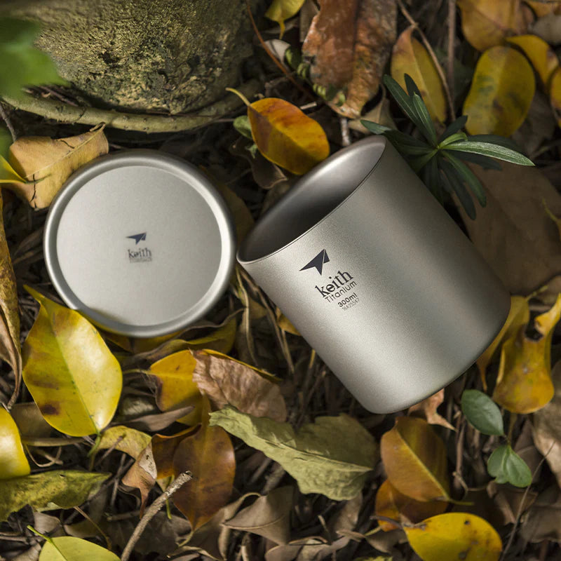 KEITH Titanium Double-Wall Mug with Lid – 600ml, Insulated Travel Mug