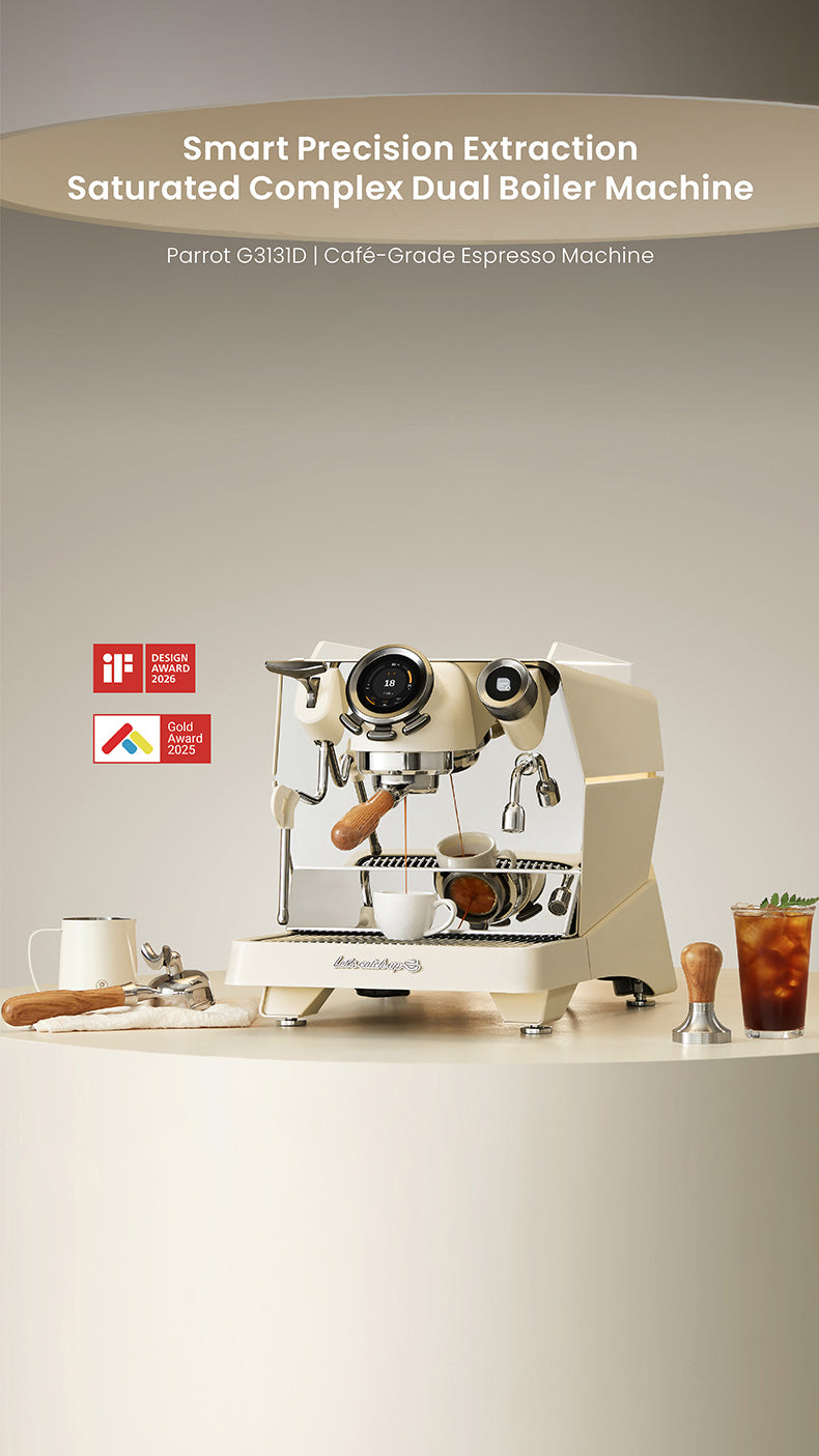Gemilai Parrot G3131D Dual Boiler Espresso Machine with Pressure Profiling