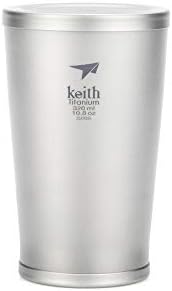 Keith Titanium Vacuum Cup 320ml – Insulated Travel Mug, Hot & Cold Drinks