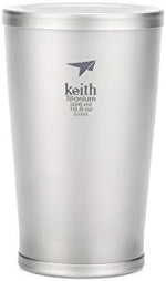 Keith Titanium Vacuum Cup 320ml – Insulated Travel Mug, Hot & Cold Drinks