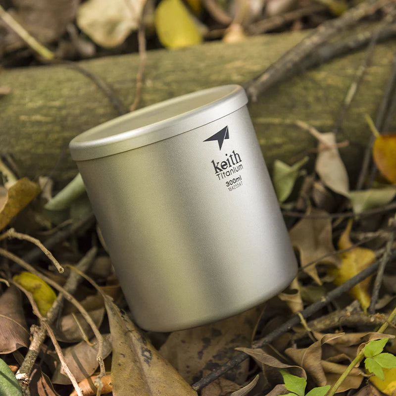 KEITH Titanium Double-Wall Mug with Lid – 600ml, Insulated Travel Mug