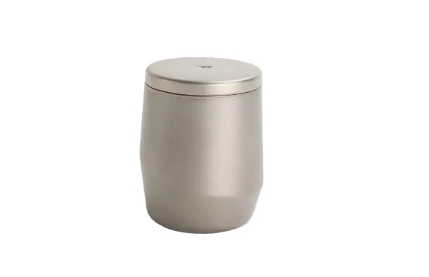 KEITH Galaxy Double Wall Titanium Travel Mug – 220 ml | Silver Grey
