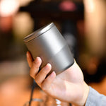 KEITH Galaxy Double Wall Titanium Travel Mug – 220 ml | Silver Grey