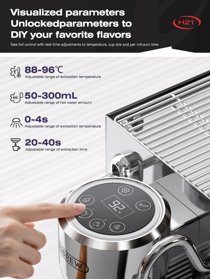 HiBREW H21 Semi Automatic Espresso Machine