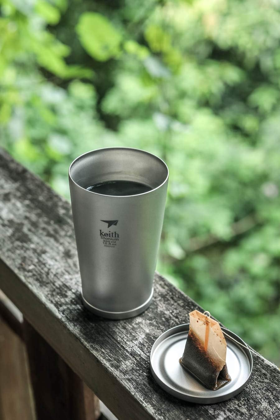 Keith Titanium Vacuum Cup 320ml – Insulated Travel Mug, Hot & Cold Drinks