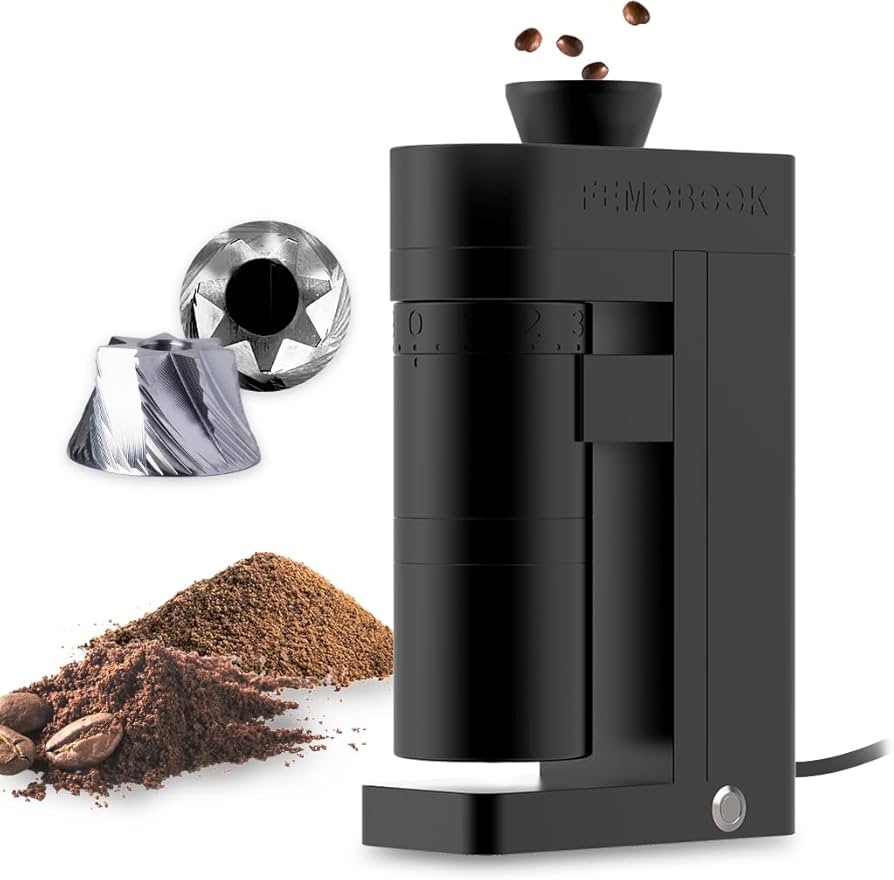 Femobook A5 Electric Coffee Grinder – 53mm Burr