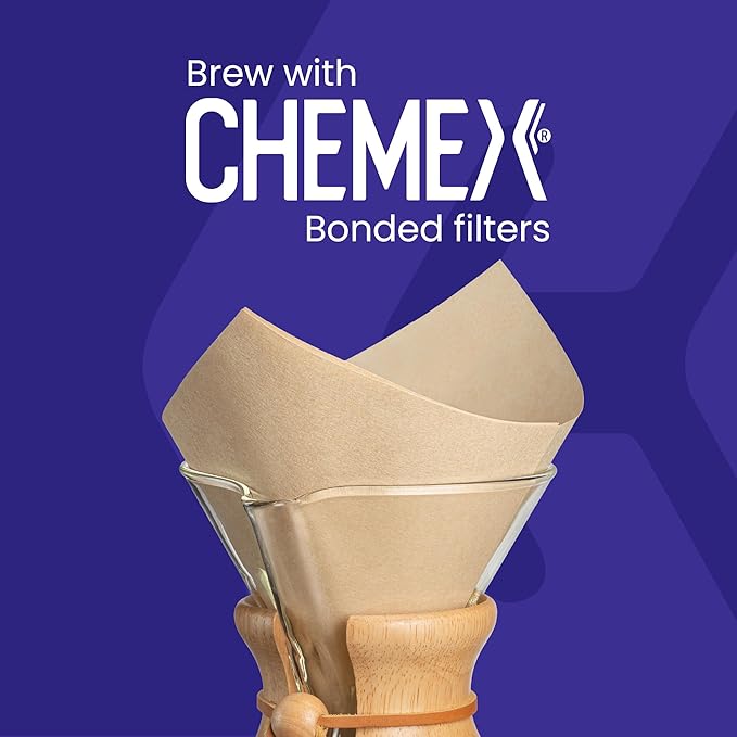 CHEMEX® 6-Cup Glass Handle Pourover Coffee Maker