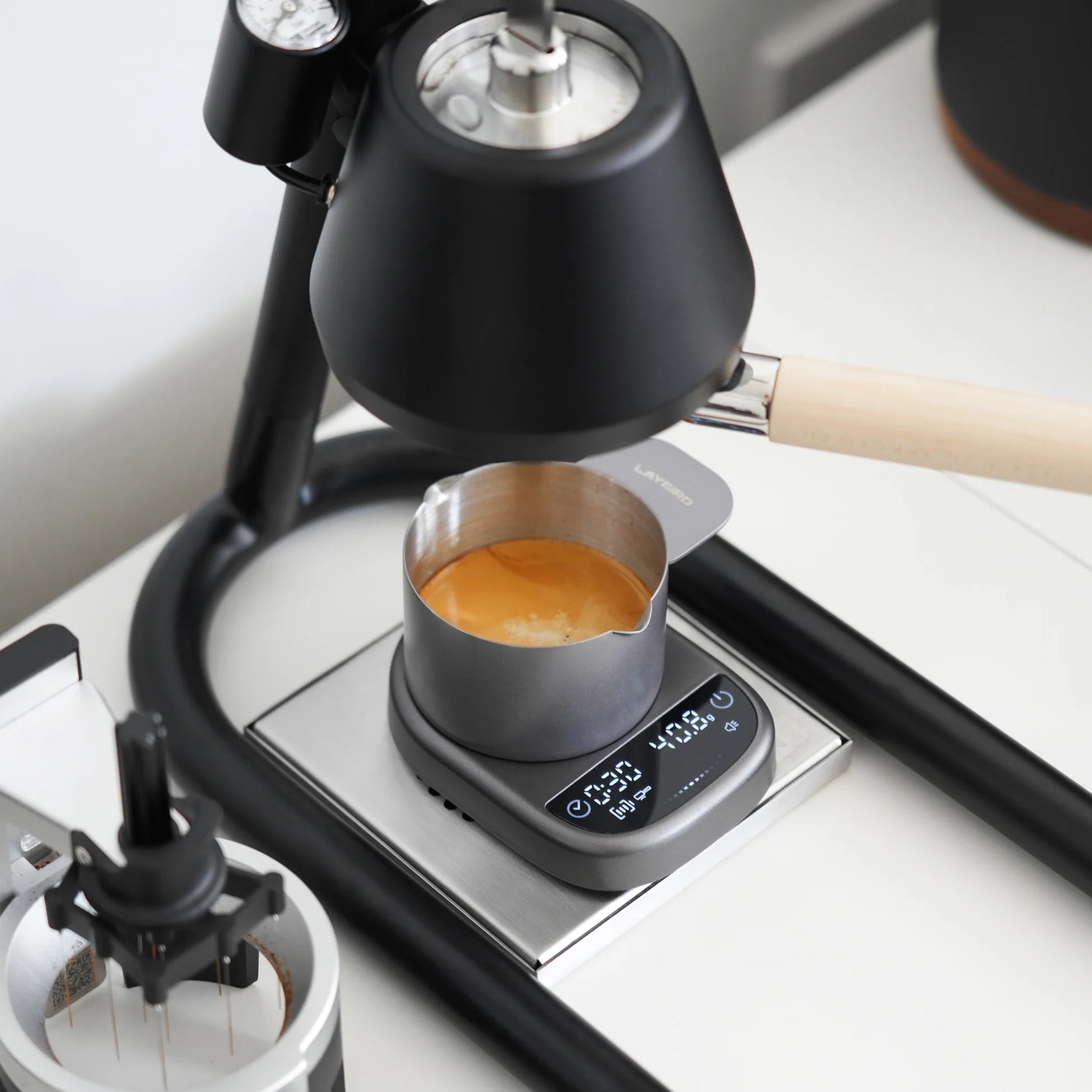 Laybird MagAttach Coffee Scale – Magnetic Modular Espresso & Pour-Over