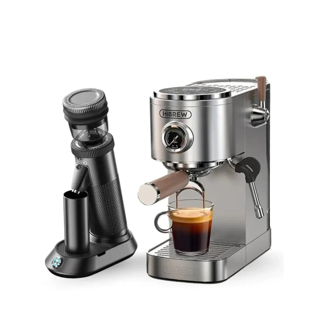 HiBREW H13 Semi-Automatic Espresso Machine + G5 Pro Grinder