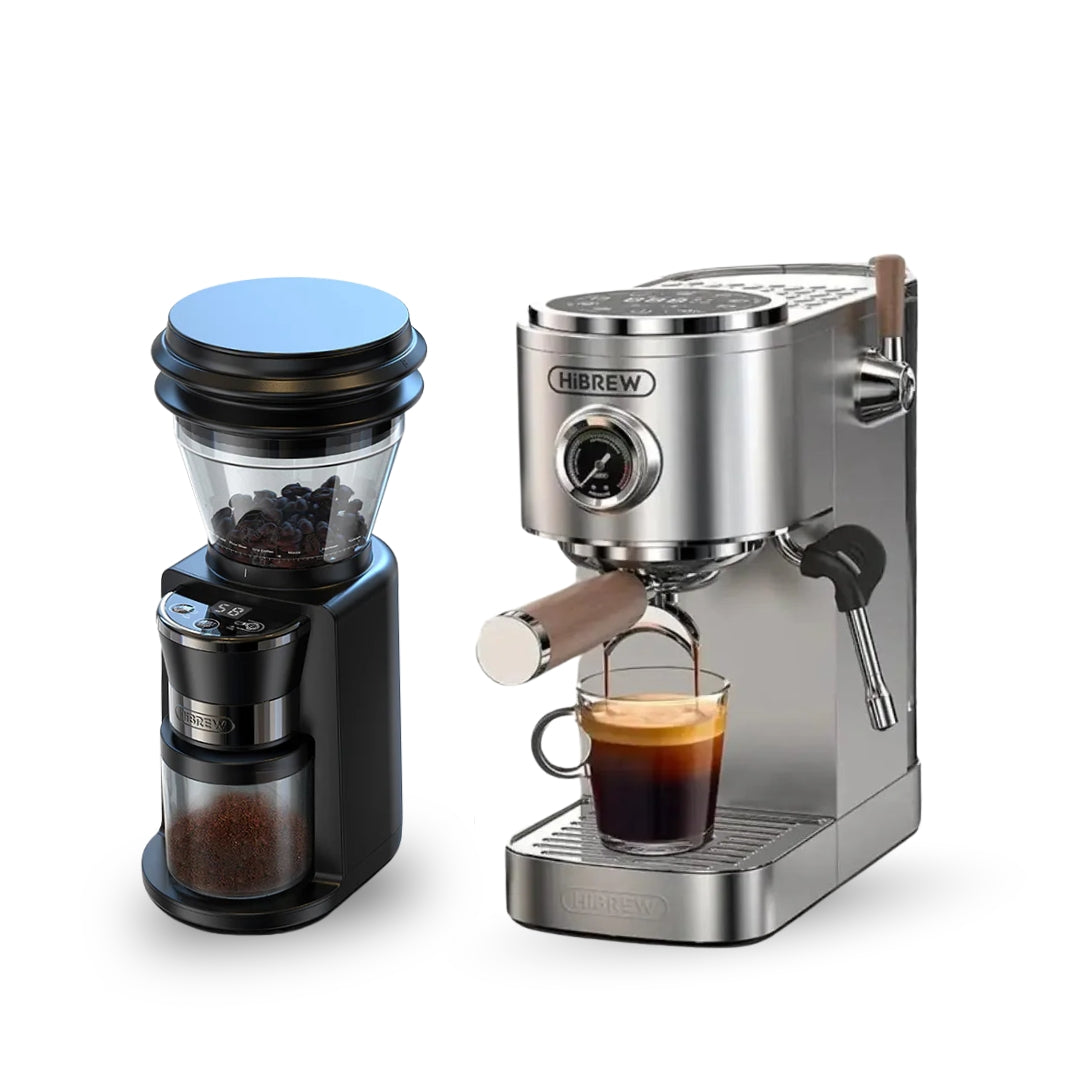 HiBREW H13 Semi-Automatic Espresso Machine + G3 Grinder