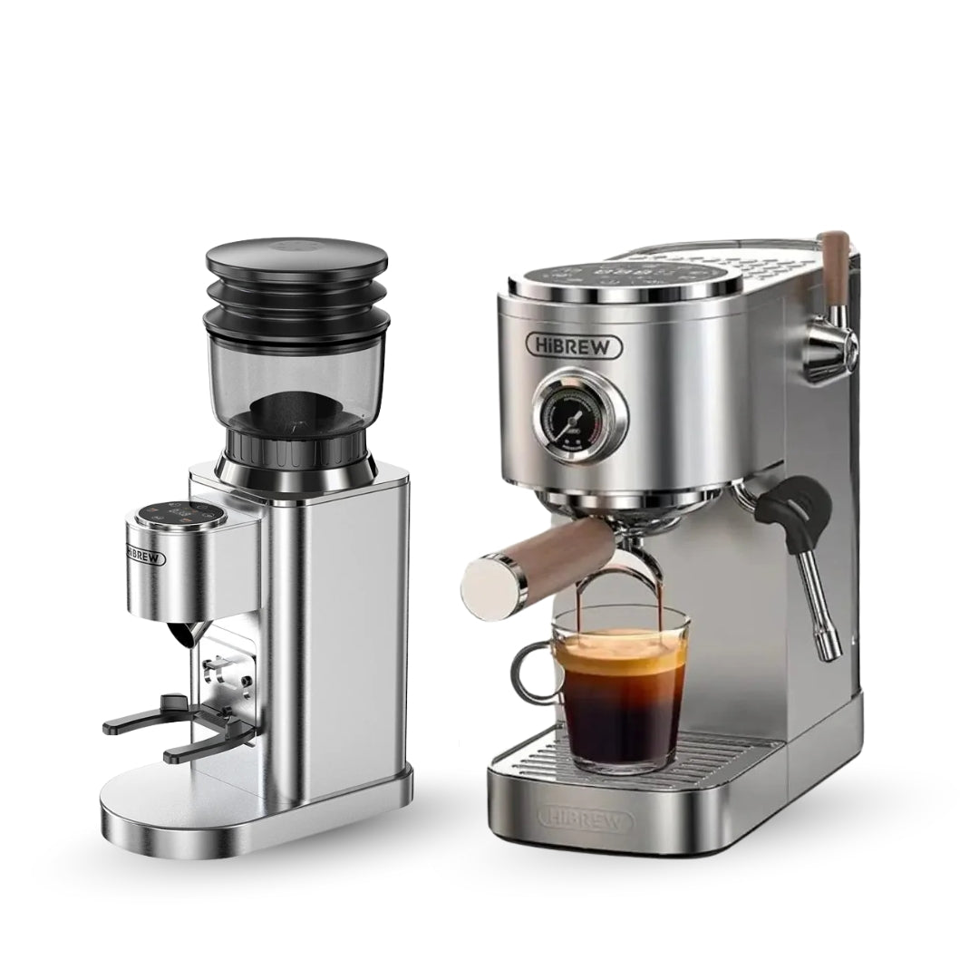 HiBREW H13 Semi-Automatic Espresso Machine + G7 Automatic Grinder