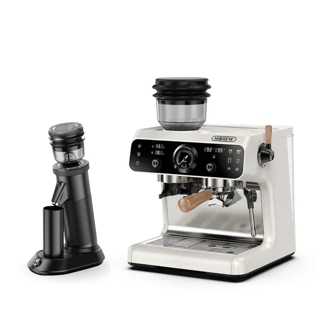 HiBREW H7B Bean-to-Cup Espresso Machine + G5 Pro Grinder