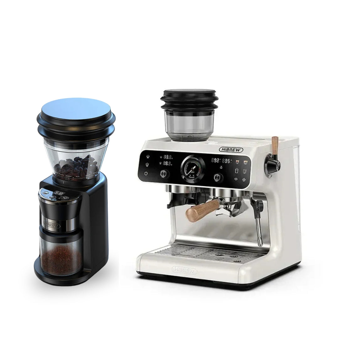 HiBREW H7B Bean-to-Cup Espresso Machine + G5 Pro Grinder