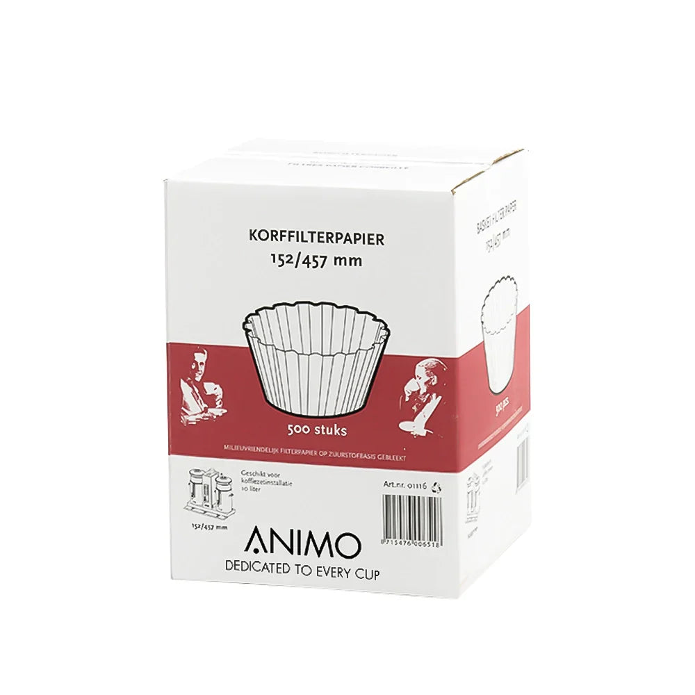Animo Basket Filter Paper for CB10 – Pack of 500 Sheets