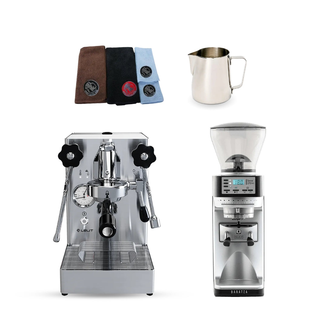 Lelit MaraX HX Boiler Espresso Machine Bundle with Sette 270WI Grinder & Accessories