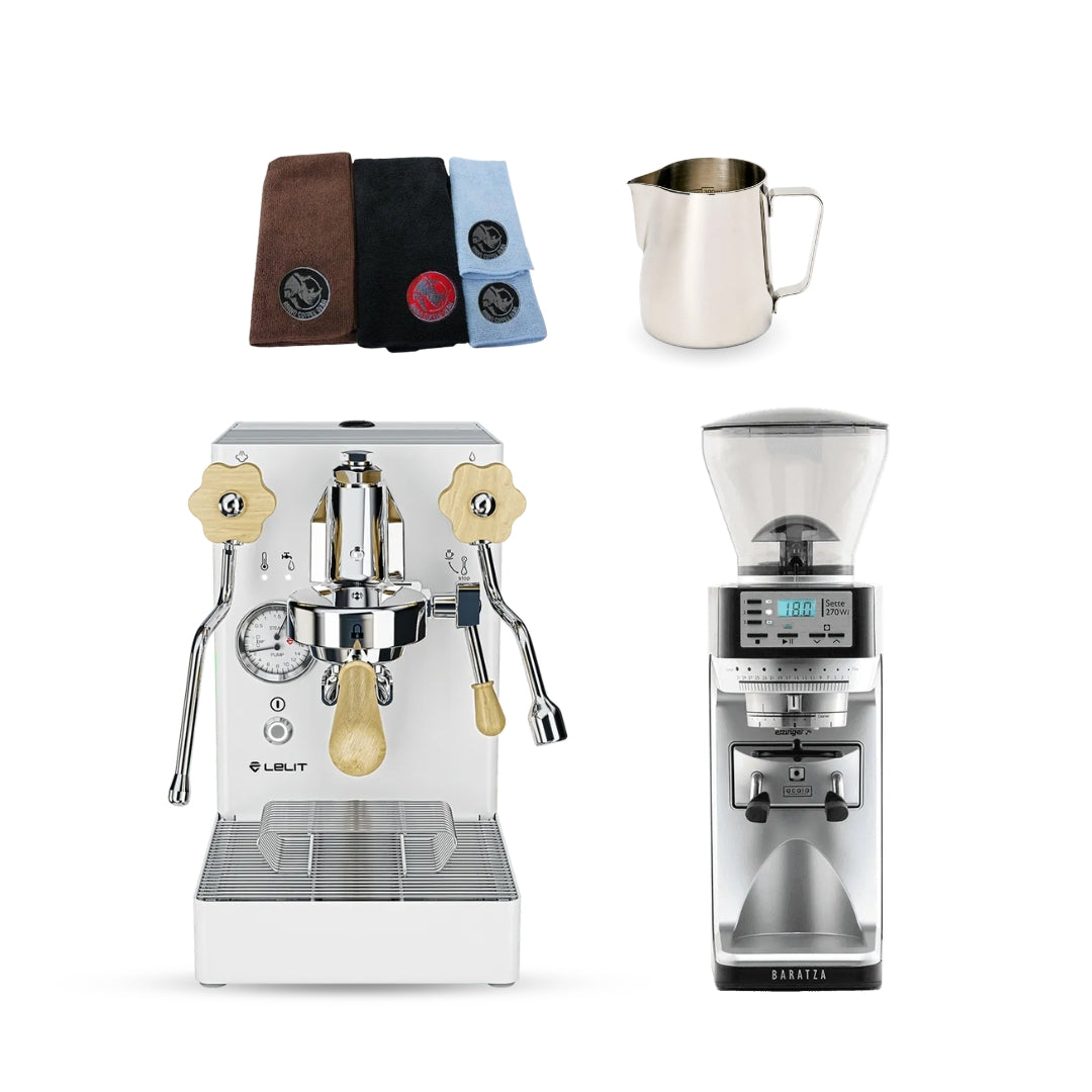 Lelit MaraX HX Boiler Espresso Machine Bundle with Sette 270WI Grinder