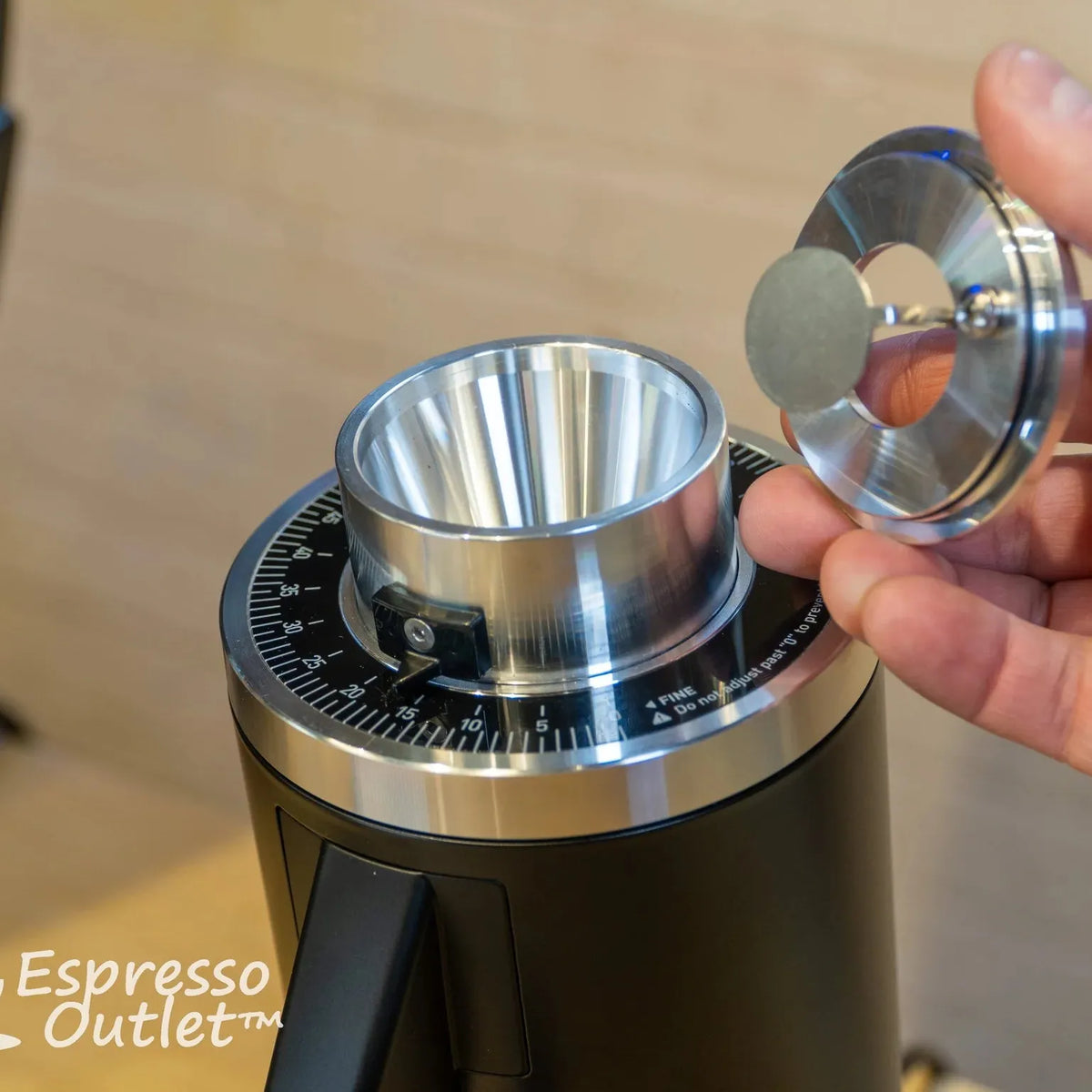 Turin DF54 Single Dose Coffee Grinder – Black