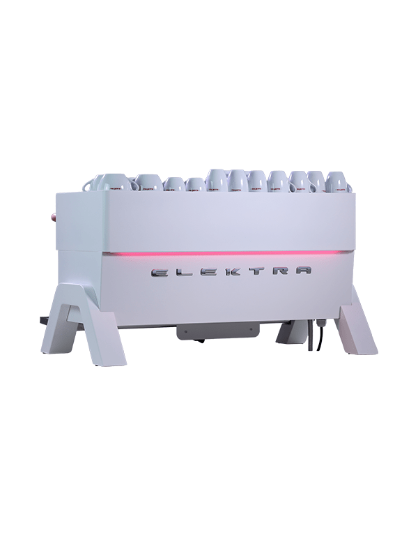 Elektra Eklipto 2 Group Commercial Espresso Machine, White
