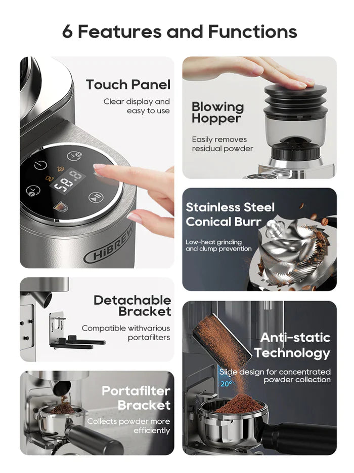 HiBREW G7 Automatic Coffee Grinder