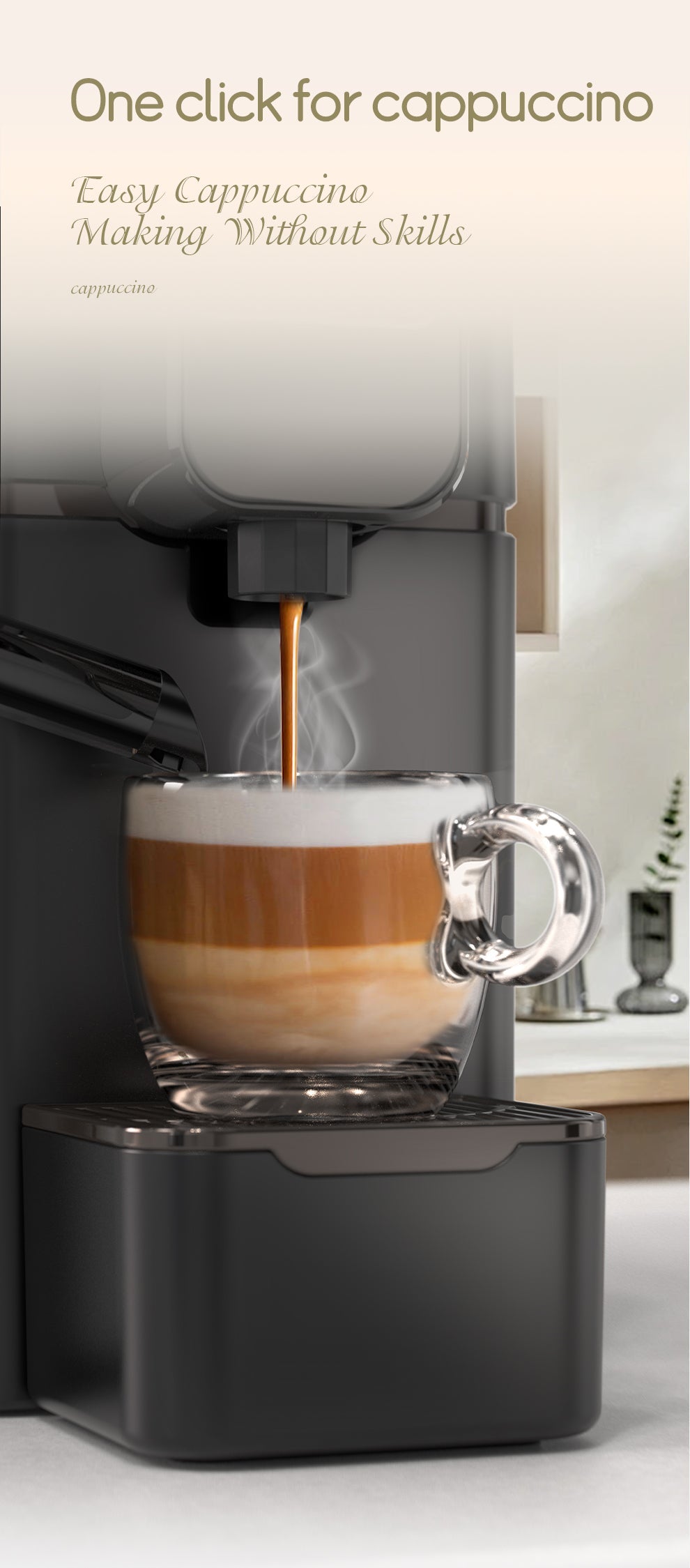 HiBREW H15 cappuccino and latte maker