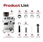 HiBREW H7 Lite Espresso Machine with Built-In Grinder