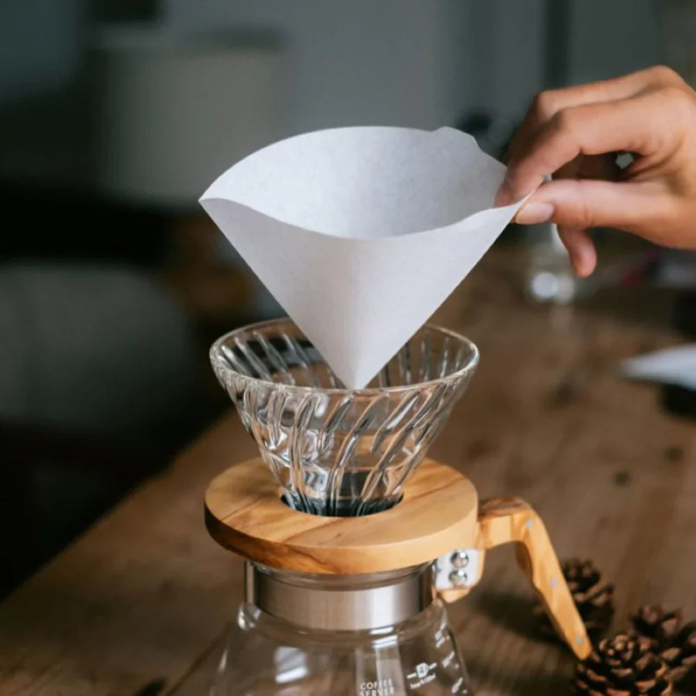 Hario V60 Bleached Paper Filters 02 – 100 Pieces