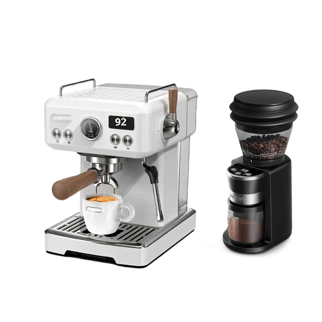 HiBREW H10PLUS Super Combo Semi-Automatic Espresso Machine + G3 Grinder