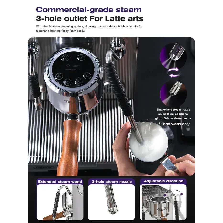 HiBREW H21 Semi-Automatic Espresso Machine