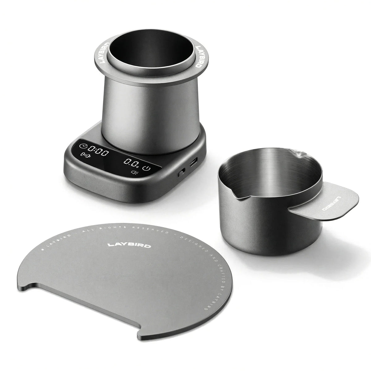 Laybird MagAttach Coffee Scale – Magnetic Modular Espresso & Pour-Over