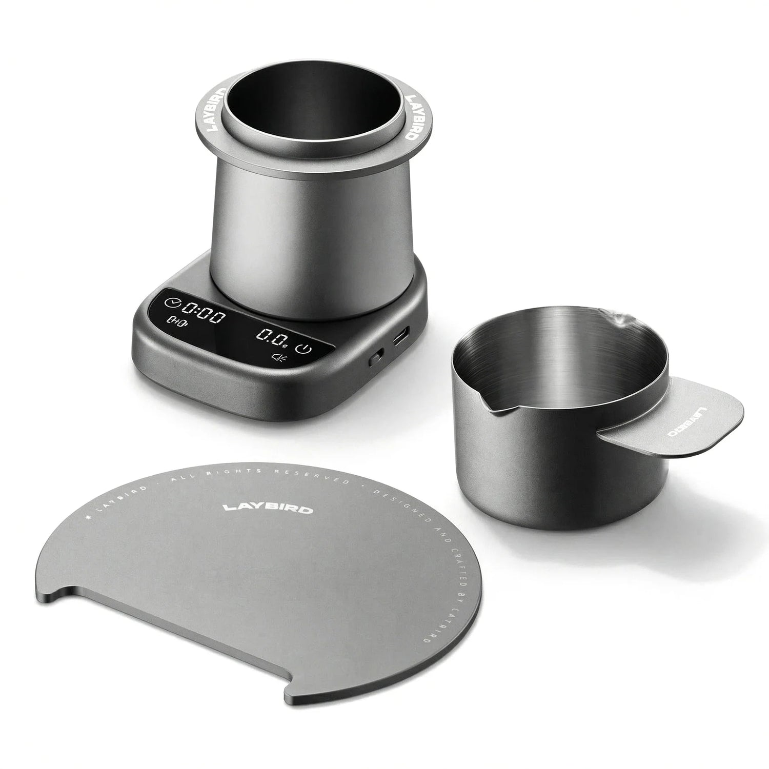 Laybird MagAttach Coffee Scale – Magnetic Modular Espresso & Pour-Over