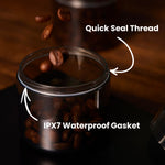 ANKOMN QuarterSeal X7 – Single-Dose Coffee Storage Canister