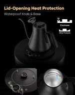 Cocinare Flow B9 Barista Gooseneck Electric Kettle