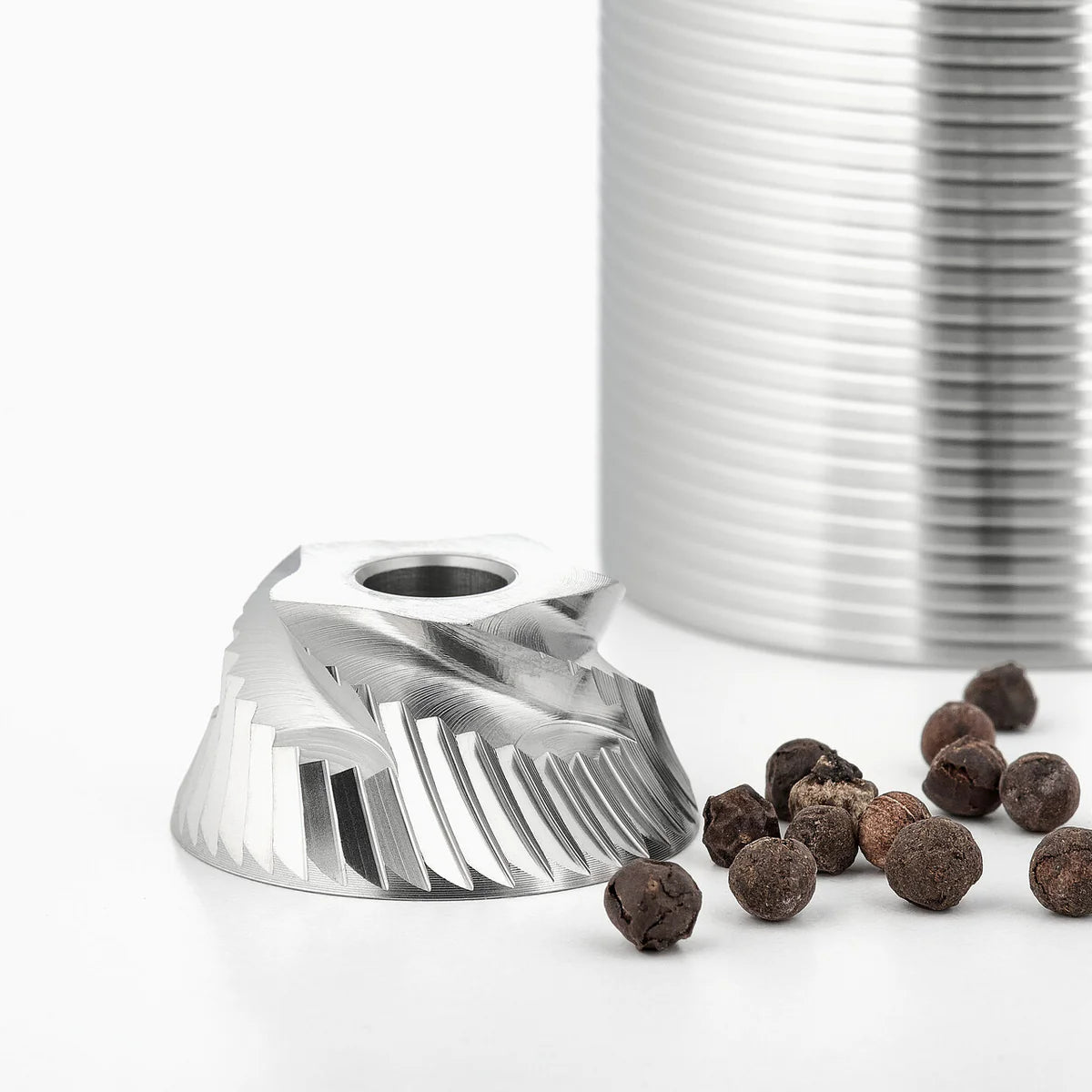Kinu Saturn Silver Stainless Steel Spice Grinder