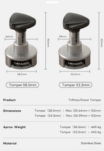 Laybird TriPress Power Tamper – 53mm / 58mm