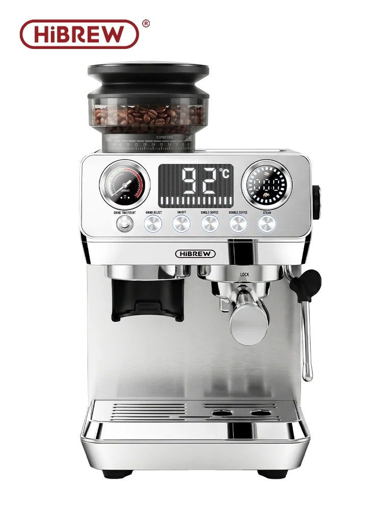HiBREW H7 Lite Espresso Machine with Built-In Grinder