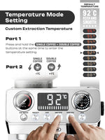 HiBREW H7 Lite Espresso Machine with Built-In Grinder