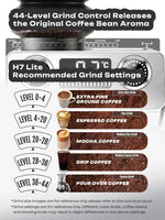 HiBREW H7 Lite Espresso Machine with Built-In Grinder